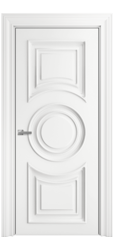 Дверь межкомнатная Колизей 6 Цвет Белый Покрытие Эмаль  Наличник Модерн 110 Цена 33225