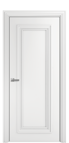Дверь межкомнатная Модена 1 Цвет Белый Покрытие Эмаль  Наличник ML 85 Цена 21975