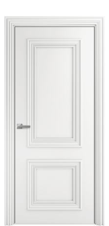 Дверь межкомнатная Модена 2 Цвет Белый Покрытие Эмаль  Наличник ML 85 Цена 21975