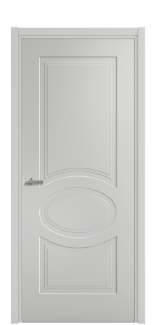 Дверь межкомнатная Рино 6 Цвет Телегрей Покрытие Эмаль  Наличник L 50 Цена 15625