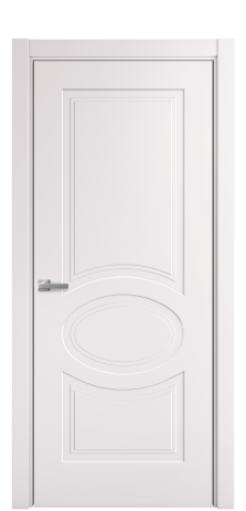 Дверь межкомнатная Рино 6 Цвет Крем Покрытие Эмаль  Наличник L 75 Цена 40475