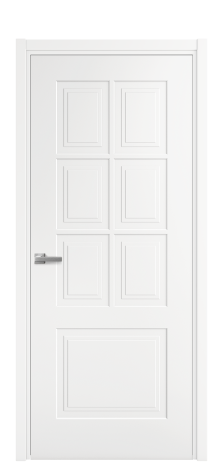 Дверь межкомнатная Паола 1 Цвет Белый Покрытие Эмаль  Наличник L 50 Цена 15625