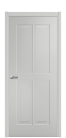 Дверь межкомнатная Паола 3 Цвет Телегрей Покрытие Эмаль  Наличник L 50 Цена 40475