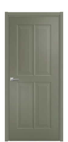 Дверь межкомнатная Паола 3 Цвет Зеленый Покрытие Эмаль  Наличник L 50 Цена 41718