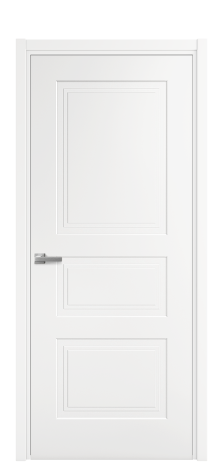 Дверь межкомнатная Рино 4 Цвет Белый Покрытие Эмаль  Наличник L 50 Цена 15625