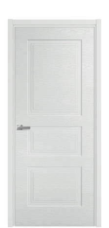 Дверь межкомнатная Rino 4 Цвет Облачный Brash Покрытие Эмаль брашированная  Наличник L 50 Цена 44375