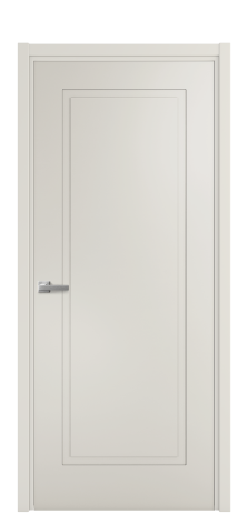 Дверь межкомнатная Плэйн 1 Цвет Дымчатый Покрытие Эмаль  Наличник L 50 Цена 39475