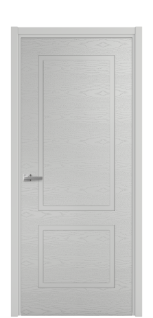 Дверь межкомнатная Плэйн 2 Цвет Телегрей Brash Покрытие Эмаль брашированная  Наличник L 50 Цена 43375