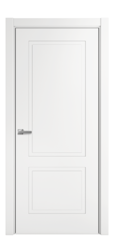 Дверь межкомнатная Плэйн 2 Цвет Белый Покрытие Эмаль  Наличник L 75 Цена 39475