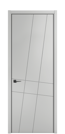 Дверь межкомнатная Твист 02 Цвет Галечный Brash Покрытие ЭМАЛИ Эмаль брашированная Наличник Скрытый короб золото Цена 49331
