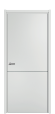 Дверь межкомнатная Linea 05 Цвет Облачный Покрытие Эмаль  Наличник L 50 Цена 39475