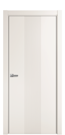 Дверь межкомнатная Mezzo 11 Цвет Молочный Покрытие Эмаль  Наличник L 75 Цена 42475