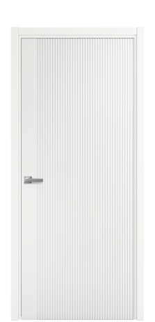 Дверь межкомнатная Меццо 12 Цвет Белый Покрытие Эмаль  Наличник L 50 Цена 15625