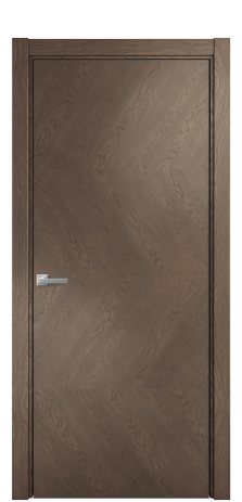 Дверь межкомнатная Юнит 01 Цвет Дуб Марракеш Покрытие Шпон натуральный  Наличник L 75 Цена 58050