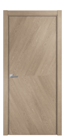 Дверь межкомнатная Юнит 03 Цвет Дуб Песочный Покрытие Шпон натуральный  Наличник L 75 Цена 17800