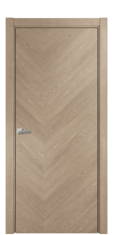 Дверь межкомнатная Юнит 05 Цвет Дуб Песочный Покрытие Шпон натуральный  Наличник L 75 Цена 17800