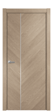 Дверь межкомнатная Unit Slot 10-111 Цвет Дуб Песочный Покрытие Шпон натуральный  Наличник L 75 Цена 59050