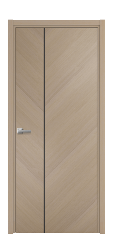 Дверь межкомнатная Юнит Слот 10-111 Цвет Дюна 607S Покрытие Шпон Файн Лайн  Наличник L 50 Цена 51075