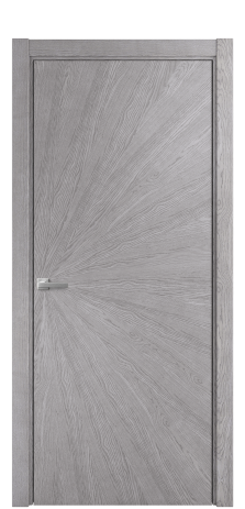 Дверь межкомнатная Unit 07 Цвет Дуб Кварц Покрытие Шпон натуральный  Наличник L 75 Цена 62050