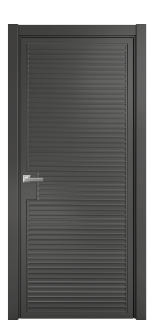 Дверь межкомнатная Спейс 01 Цвет Антрацит Покрытие Эмаль  Наличник L 75 Цена 51168