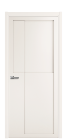 Дверь межкомнатная Подио 02 Цвет Молочный Покрытие Эмаль  Наличник L 50 Цена 49475