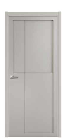 Дверь межкомнатная Подио 02 Цвет Серый Шелк Покрытие Эмаль  Наличник L 50 Цена 15625
