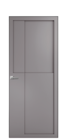 Дверь межкомнатная Podio 02 Цвет Ирис Покрытие Эмаль  Наличник Скрытый короб хром Цена 49450