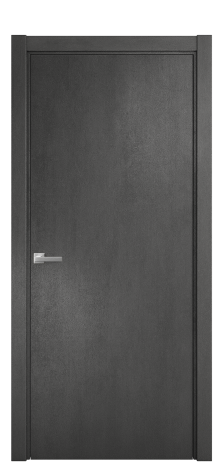 Дверь межкомнатная Porte 39-00 Цвет Камень темный Покрытие ПВХ ФАКТУРНЫЕ Наличник L 75 Цена 27000