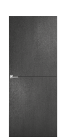 Дверь межкомнатная Слот 10-001 Цвет Камень темный Покрытие ПВХ ФАКТУРНЫЕ Наличник Скрытый короб хром Цена 38100