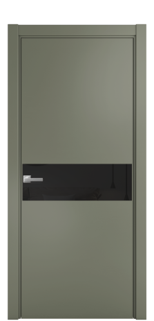 Дверь межкомнатная Ветро 11 Цвет Зеленый Покрытие Эмаль  Наличник L 75 Цена 47073