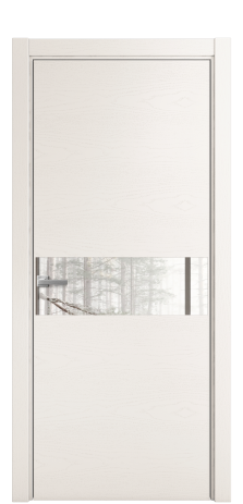Дверь межкомнатная Ветро 11 Цвет Ясень Молочный Покрытие Шпон крашеный  Наличник L 75 Цена 48775