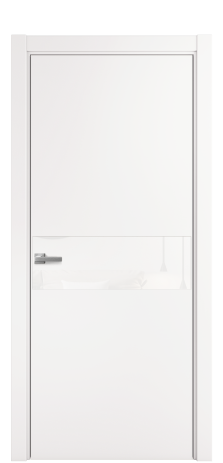 Дверь межкомнатная Ветро 11 Цвет Вайт Покрытие ПВХ SOFT (ПЭТ) Наличник L 75 Цена 8700