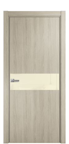 Дверь межкомнатная Ветро 11 Цвет Мадейра песок Покрытие ПВХ ПОД ДЕРЕВО Наличник L 75 Цена 8700