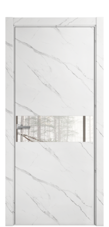 Дверь межкомнатная Vetro 11 Цвет Монте софт Покрытие ПВХ ФАКТУРНЫЕ Наличник L 75 Цена 34100