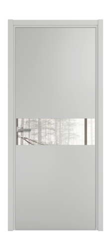 Дверь межкомнатная Vetro 11 Цвет Телегрей Покрытие Эмаль  Наличник L 50 Цена 45575