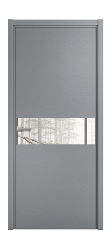 Дверь межкомнатная Vetro 11 Цвет Ясень Гриджио Покрытие Шпон крашеный  Наличник L 50 Цена 48775