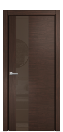 Дверь межкомнатная Ветро 14 Цвет Каштановый Орех Покрытие Шпон натуральный  Наличник L 75 Цена 56200