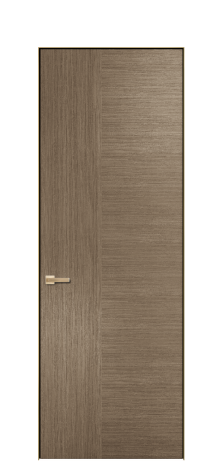 Дверь межкомнатная Ветро 14 Цвет Дуб Кофе Покрытие ШПОН Дуб с эффектами Наличник Скрытый короб золото Цена 56321