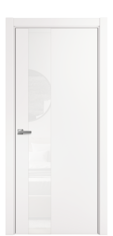 Дверь межкомнатная Ветро 14 Цвет Вайт Покрытие ПВХ SOFT (ПЭТ) Наличник L 75 Цена 8700