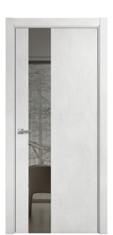 Дверь межкомнатная Ветро 14 Цвет Бетон известковый Покрытие ПВХ ФАКТУРНЫЕ Наличник L 75 Цена 9200