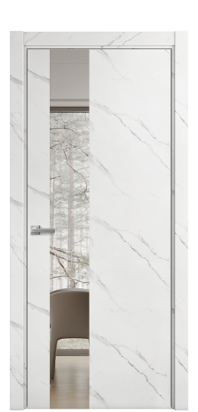 Дверь межкомнатная Vetro 14 Цвет Монте софт Покрытие ПВХ ФАКТУРНЫЕ Наличник L 75 Цена 34100