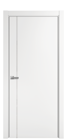 Дверь межкомнатная Ветро 17 Цвет Белый Покрытие Эмаль  Наличник L 75 Цена 44975