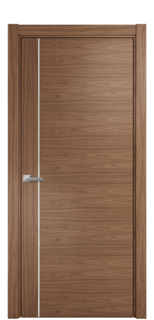Дверь межкомнатная Ветро 17 Цвет Американский Орех Покрытие Шпон натуральный  Наличник L 75 Цена 55600