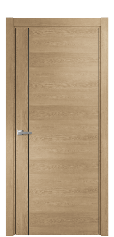 Дверь межкомнатная Ветро 17 Цвет Дуб Светлый Покрытие Шпон натуральный  Наличник L 75 Цена 51050