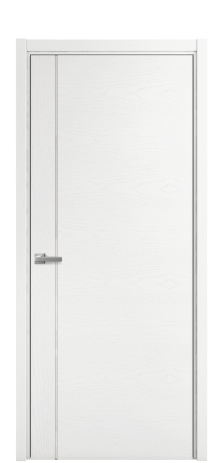 Дверь межкомнатная Vetro 17 Цвет Ясень Белый Покрытие Шпон крашеный  Наличник L 50 Цена 48175