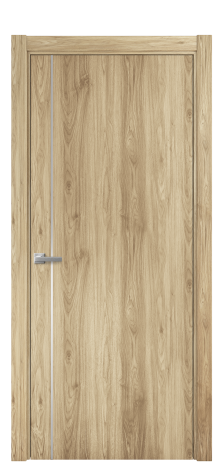 Дверь межкомнатная Slot 10-011 Цвет Орех светлый Покрытие ПВХ ПОД ДЕРЕВО Наличник L 75 Цена 31200