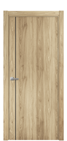 Дверь межкомнатная Slot 10-011 Цвет Орех светлый Покрытие ПВХ ПОД ДЕРЕВО Наличник L 75 Цена 31200