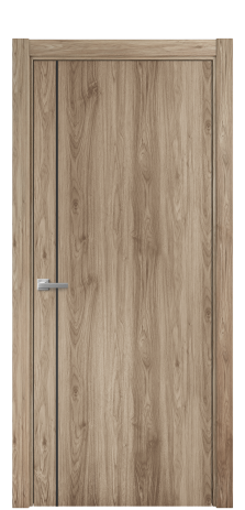 Дверь межкомнатная Slot 10-011 Цвет Орех смоук Покрытие ПВХ ПОД ДЕРЕВО Наличник L 75 Цена 31200