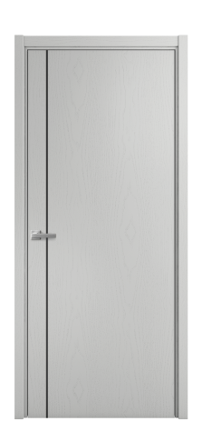 Дверь межкомнатная Slot 10-011 Цвет Ясень Телегрей Покрытие Шпон крашеный  Наличник L 50 Цена 44475