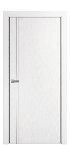 Дверь межкомнатная Slot 10-012 Цвет Ясень Белый Покрытие Шпон крашеный  Наличник L 75 Цена 44475